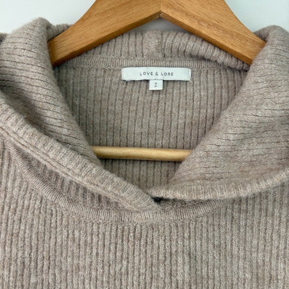 Love and Lore Hooded Sweater, Size S - Picture 2 of 4